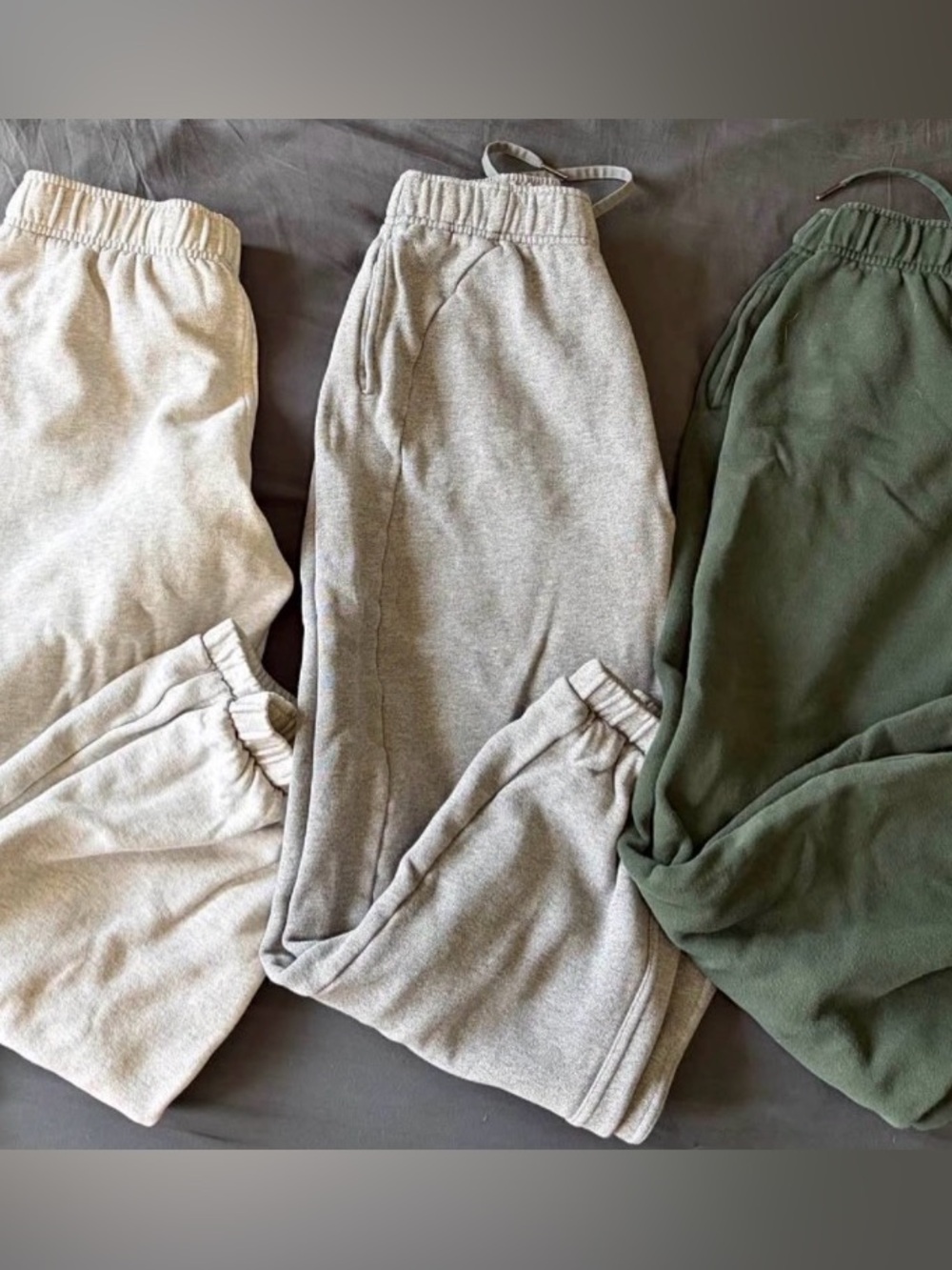 3 pairs of lululemon joggers